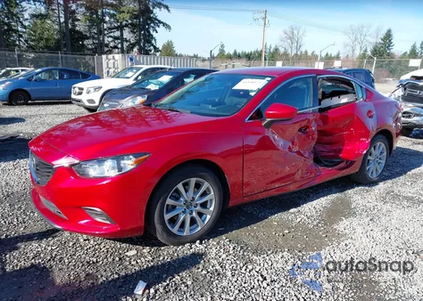 2016 Mazda Mazda6 I Sport z USA, uszkodzony, nr VIN JM1GJ1U5XG1407738